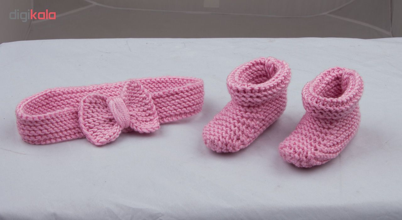 پاپوش و هدبند نوزاد کد 01 - - 13