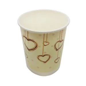 لیوان یکبار مصرف طرح قلب آویز کد 110794 بسته 25 عددی