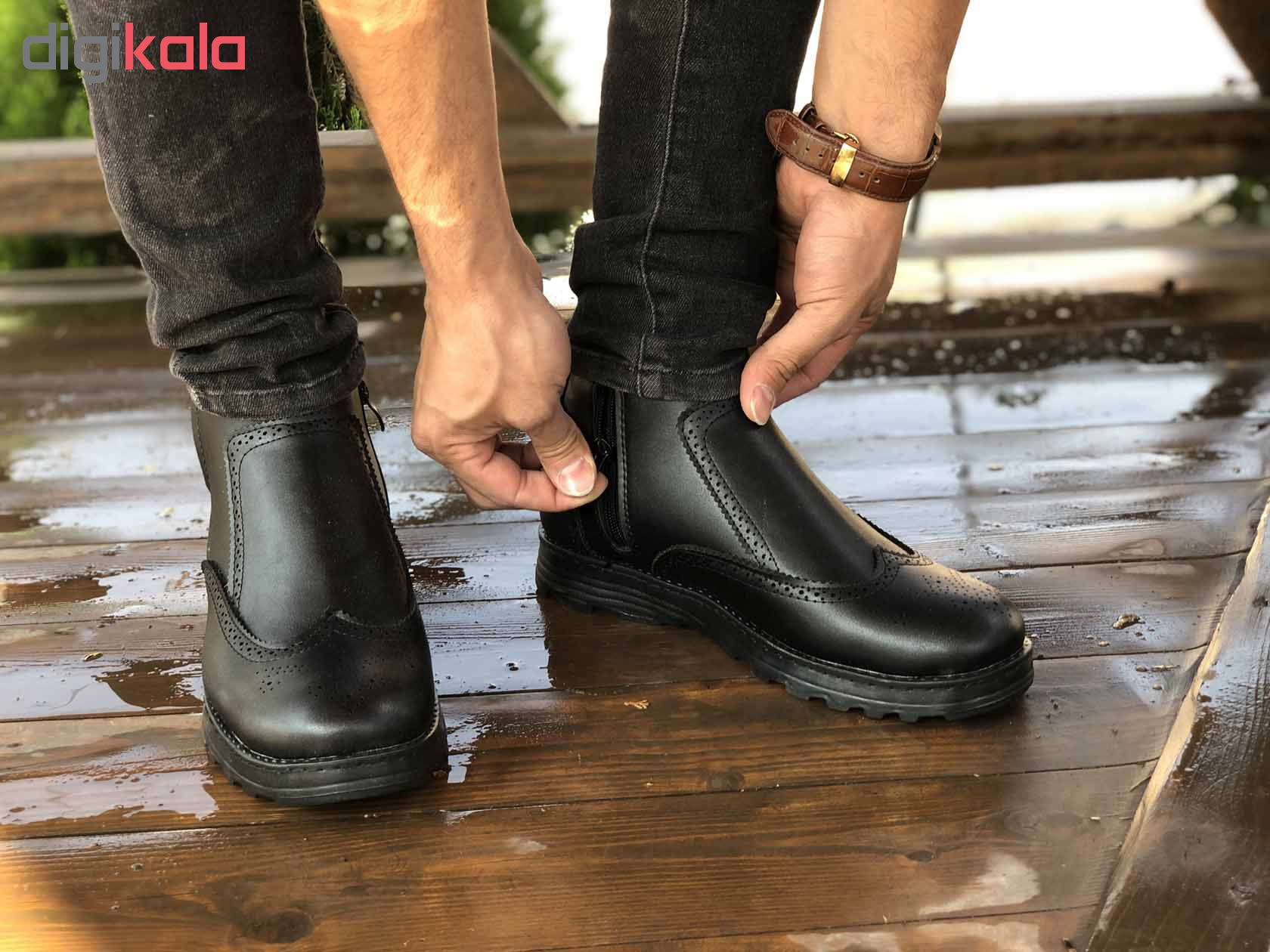 نیم بوت مردانه کد m354