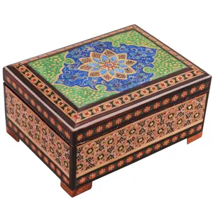 جعبه جواهرات خاتم کاری کد 1046