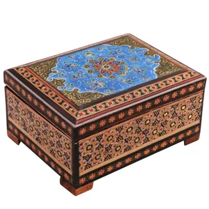 جعبه جواهرات خاتم کاری کد 1051