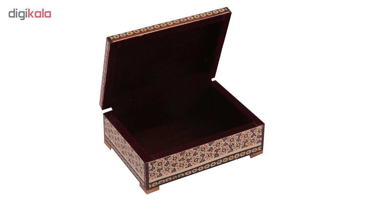 جعبه جواهرات خاتم کاری کد 1051