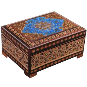 جعبه جواهرات خاتم کاری کد 1052