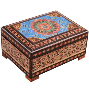 جعبه جواهرات خاتم کاری کد 1054