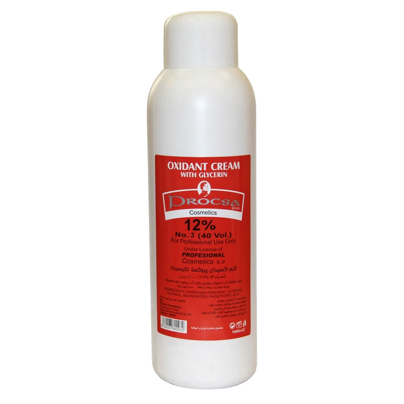 اکسیدان پروکسا مدل Glycerin دوازده درصدی حجم ۱۰۰۰ میلی لیتر