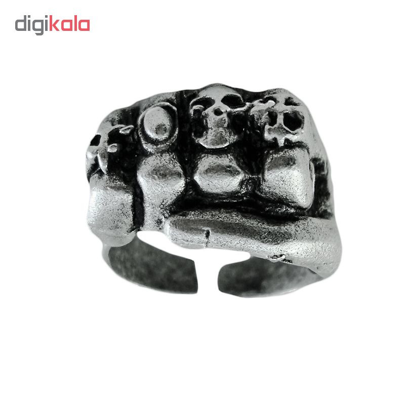 انگشتر مردانه طرح مشت کد M100 انگشتر مردانه طرح مشت کد M100