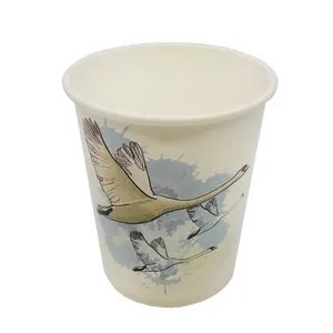 لیوان یکبار مصرف طرح پرنده دریایی کد 110795 بسته 25 عددی