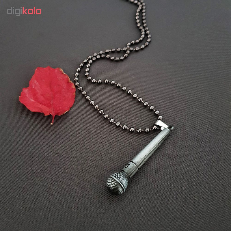 گردنبند طرح میکروفون کد g88 گردنبند طرح میکروفون کد g88