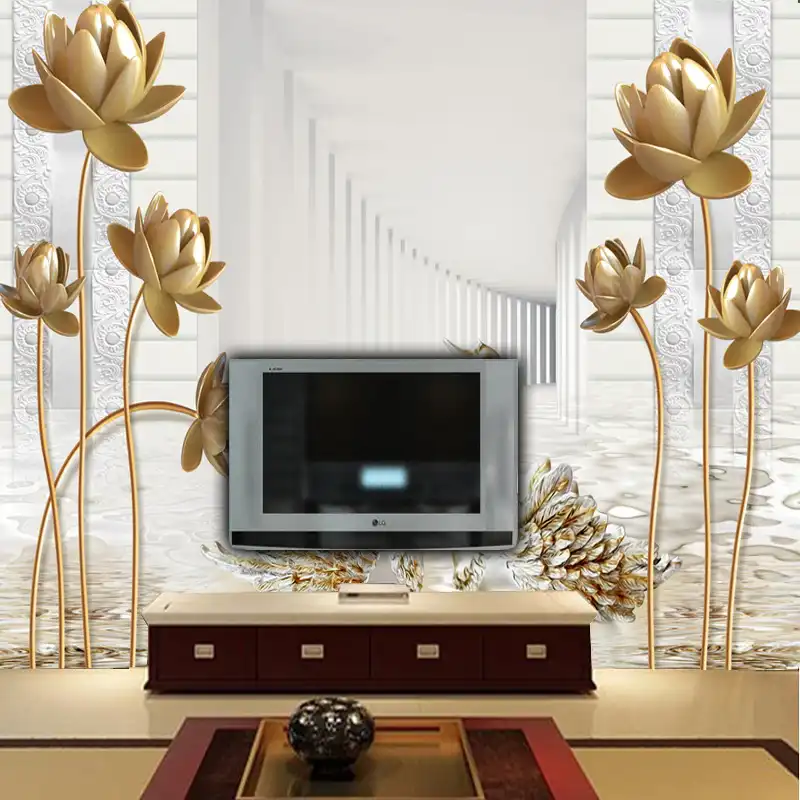 پوستر دیواری سه بعدی طرح گل کد 2118110