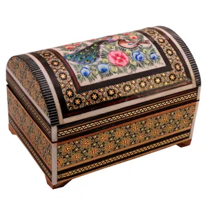 جعبه جواهرات خاتم کاری کد 1056