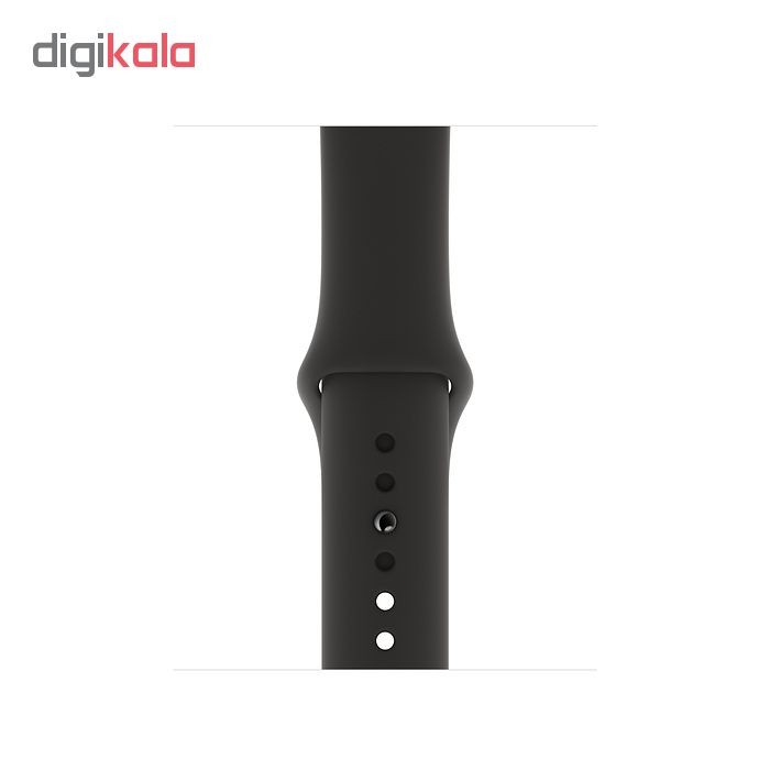 ساعت هوشمند اپل واچ سری 5 مدل 40mm Aluminum Case With Black Sport Silicon Band -  - 10