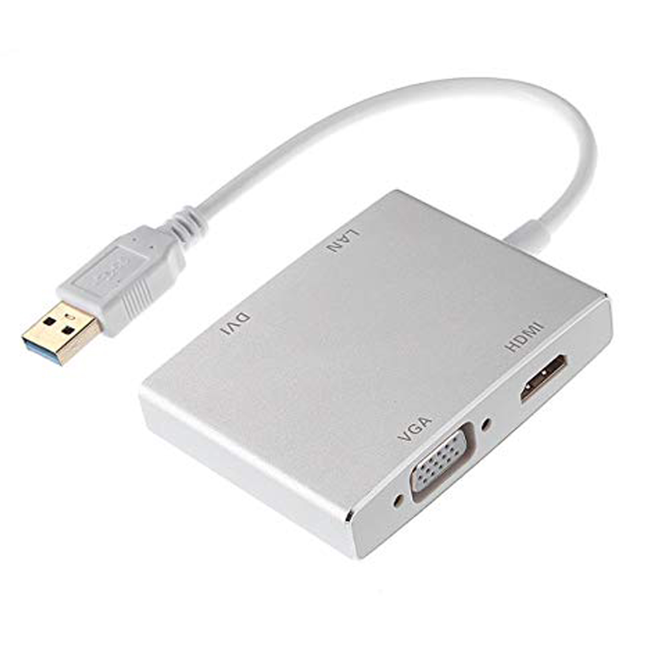 مبدل USB3.0 به HDMI / VGA / DVI / RJ45 مدل U3