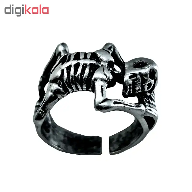 انگشتر مردانه طرح اسکلت کد ES45