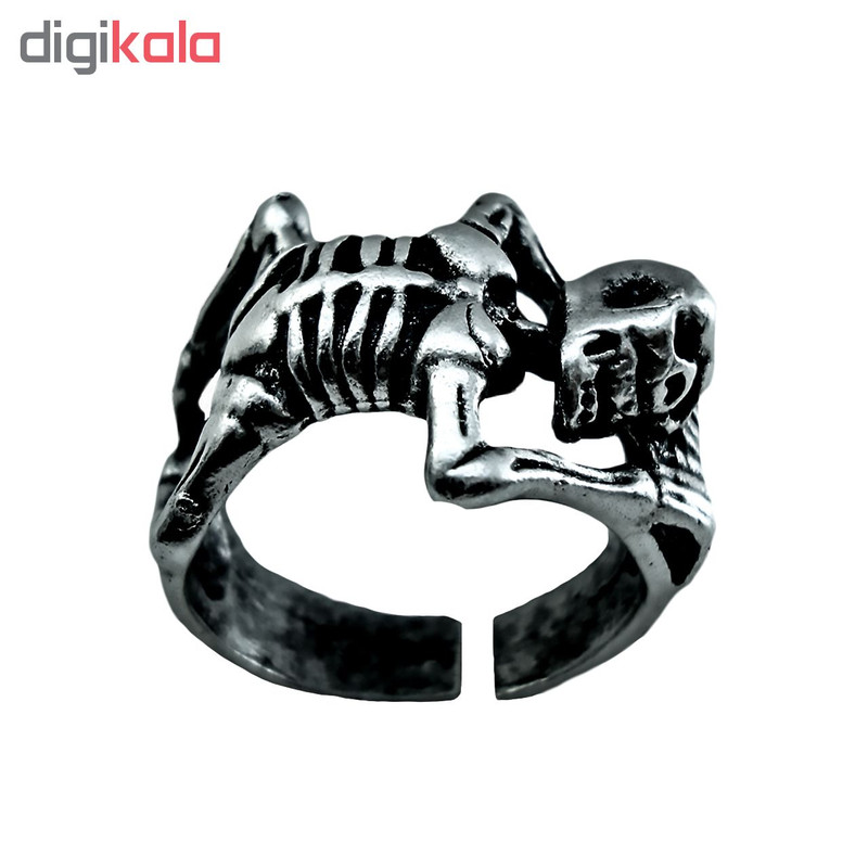 انگشتر مردانه طرح اسکلت کد ES45 انگشتر مردانه طرح اسکلت کد ES45