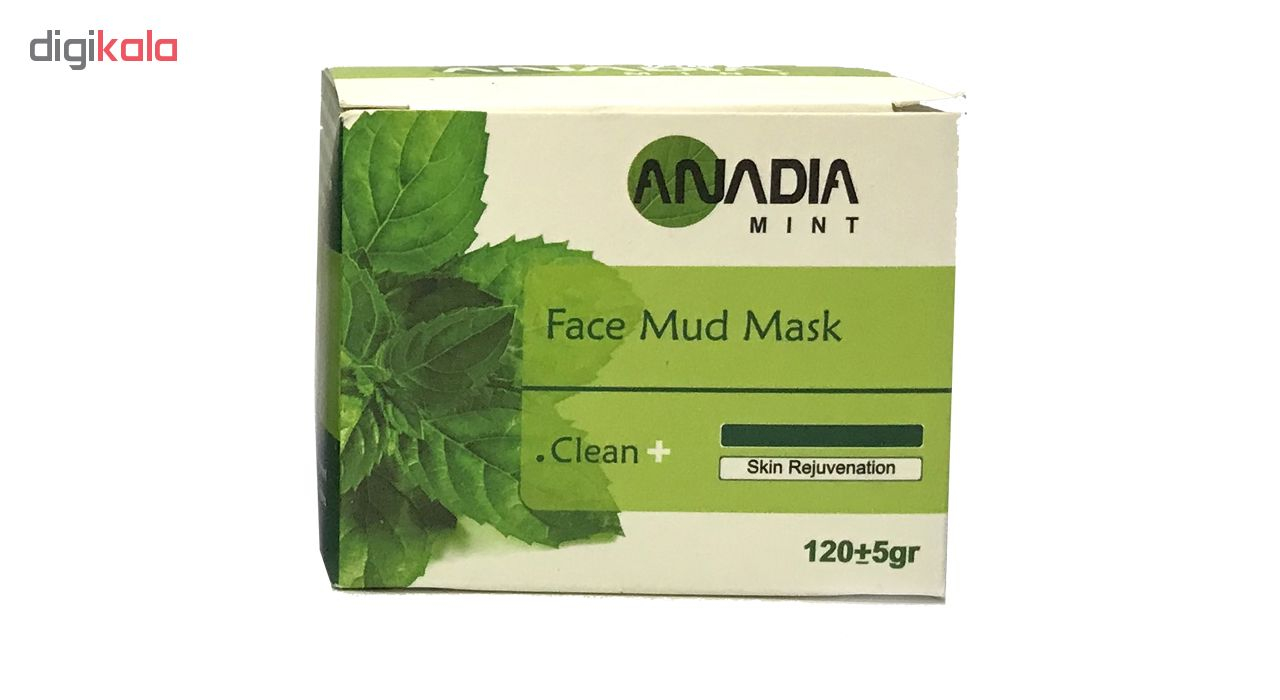 ماسک صورت آنادیا مدل نعناع وزن 120 گرم