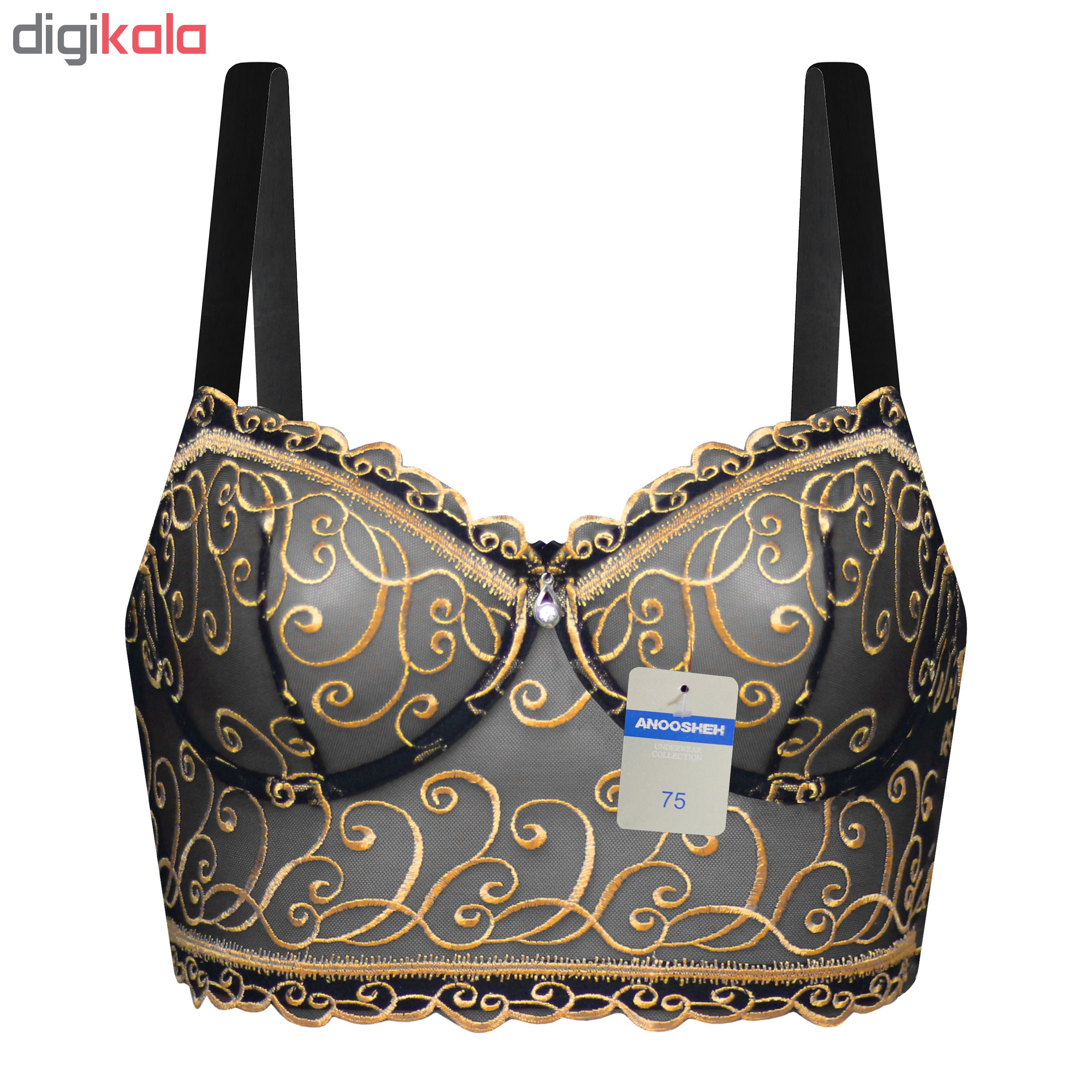 ست شورت و سوتین زنانه انوشه کد 61001