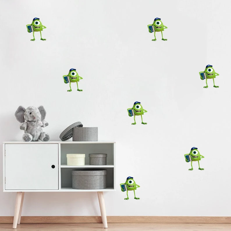 استیکر اتاق کودک طرح monsters university 2 بسته 95 عددی