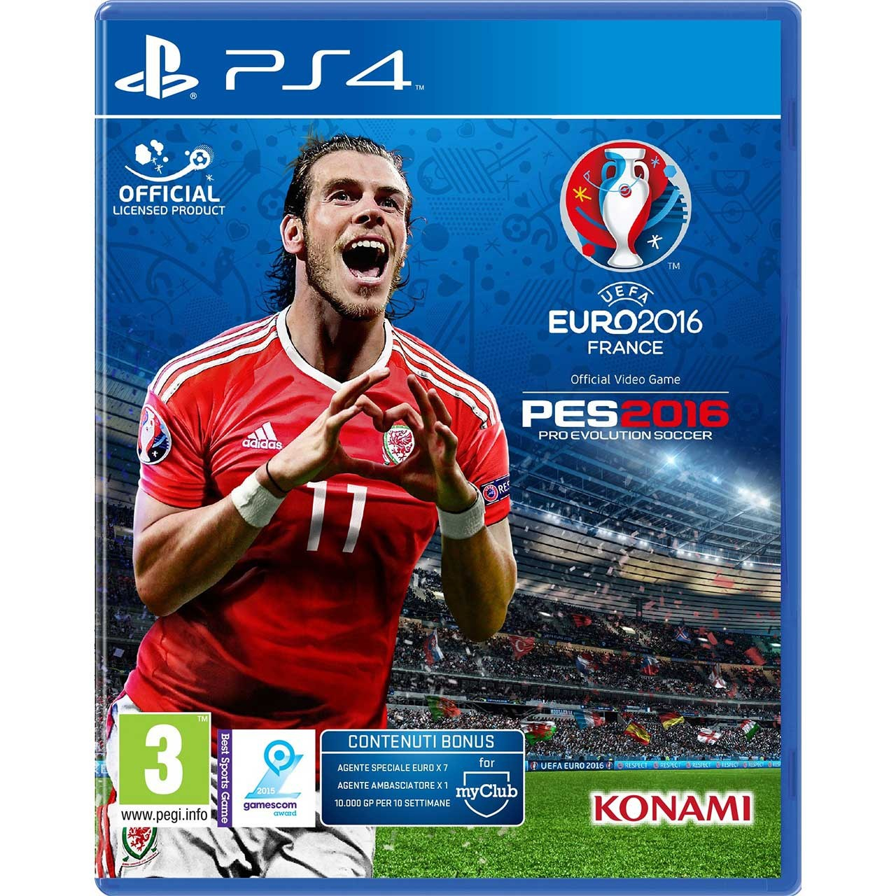 بازی PES 2016 EURO 2016 Edition مخصوص PS4