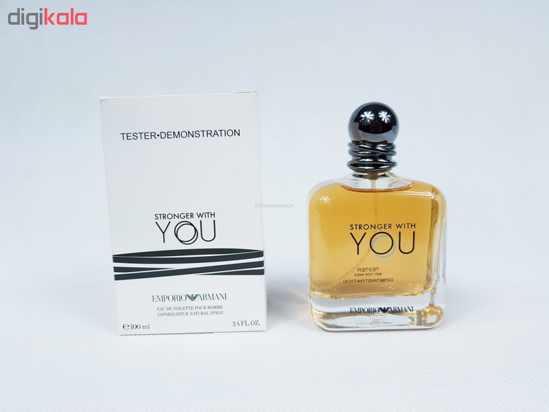 تستر ادو تویلت مردانه امپریو آرمانی مدل Stronger With You حجم 100 میلی لیتر تستر ادو تویلت مردانه امپریو آرمانی مدل Stronger With You حجم 100 میلی لیتر