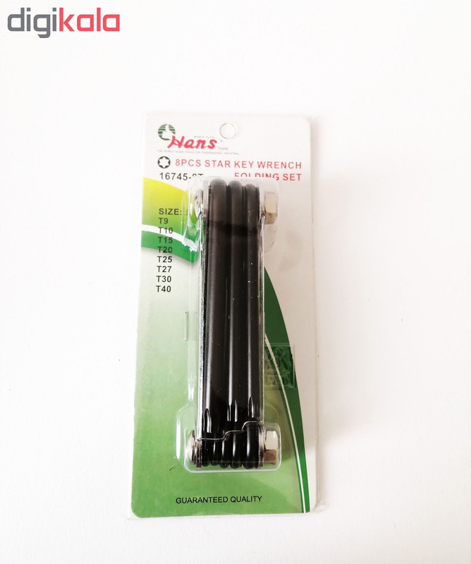 مجموعه 8 عددی آچار آلن ستاره ای هنس تولز کد 16765-97M مجموعه 8 عددی آچار آلن ستاره ای هنس تولز کد 16765-97M