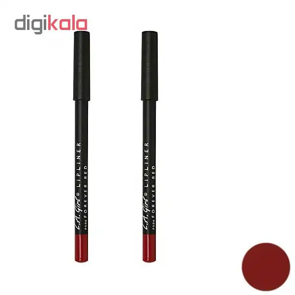 مداد لب ال ای گرل شماره p506 مجموعه 2 عددی