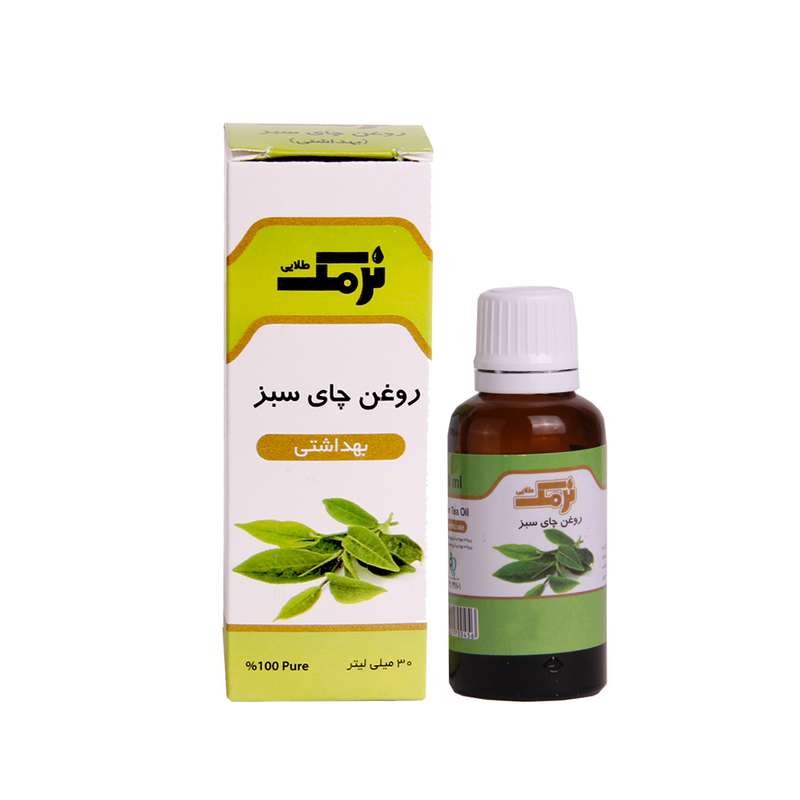 روغن صورت نرمک طلایی مدل چای سبز کد 220 حجم 30 میلی لیتر