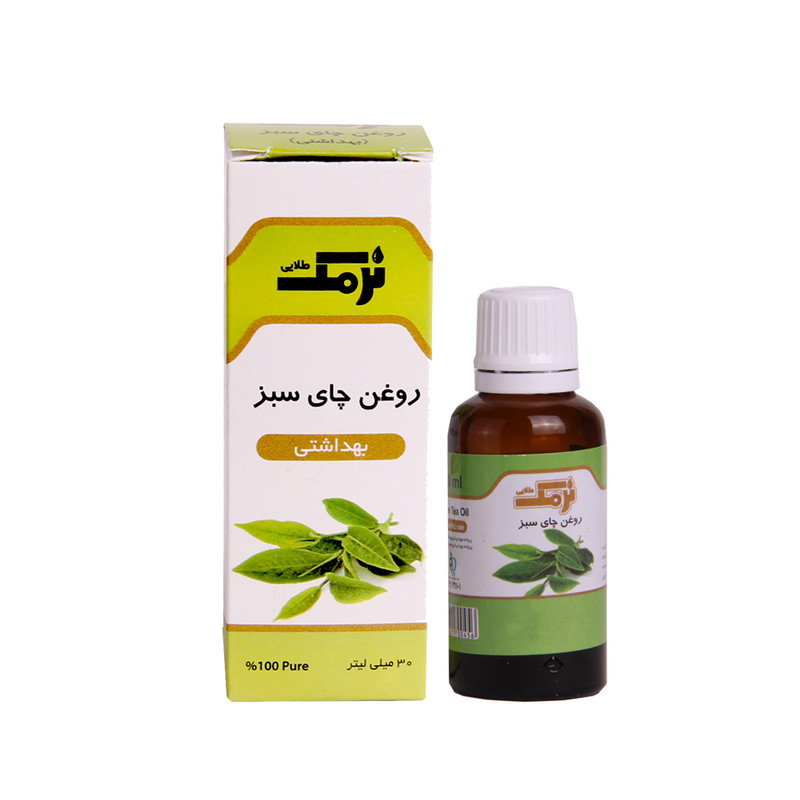 روغن صورت نرمک طلایی مدل چای سبز کد 220 حجم 30 میلی لیتر