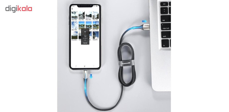 کابل تبدیل USB به لایتنینگ باسئوس  مدل CALSP-C طول 2 متر