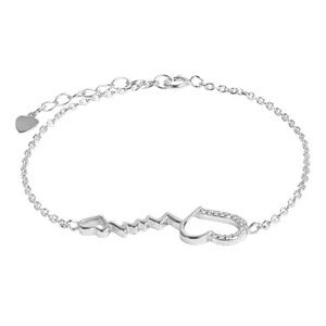 دستبند نقره زنانه اقلیمه کد DN428