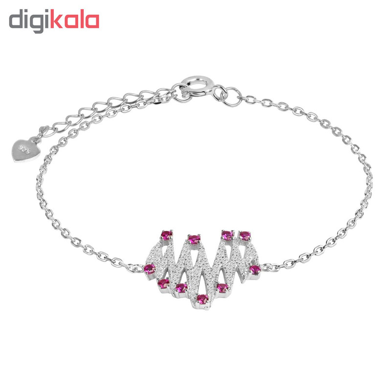 دستبند نقره زنانه اقلیمه کد DN429