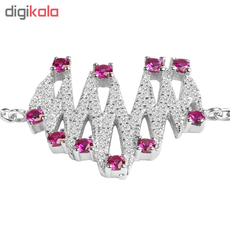 دستبند نقره زنانه اقلیمه کد DN429