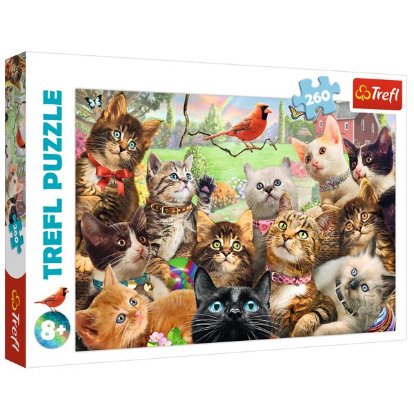 پازل 260 تکه ترفل مدل Kittens پازل 260 تکه ترفل مدل Kittens