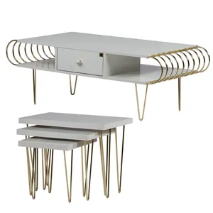 میز پذیرایی مدل میرا کد 041 مجموعه 4 عددی