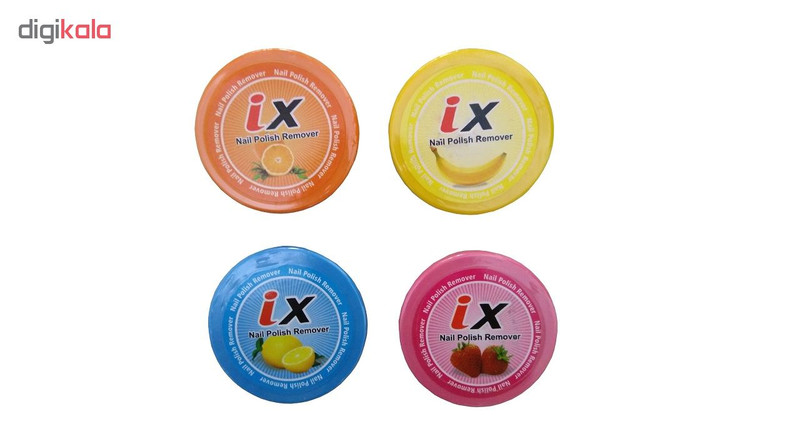 پد لاک پاک کن آی ایکس مدل میوه ای بسته 4عددی