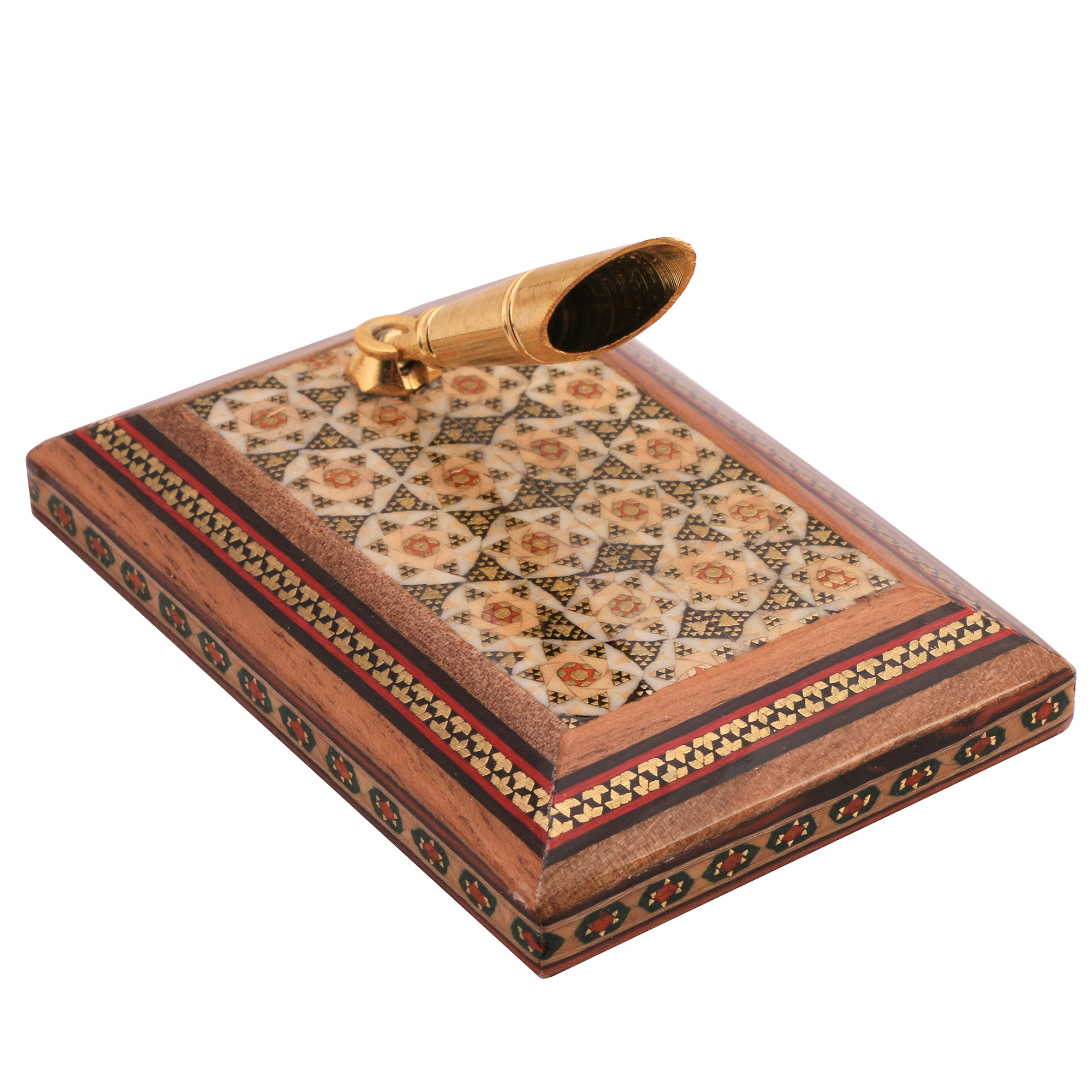 Inlay handicraft pen Holder, code 1065