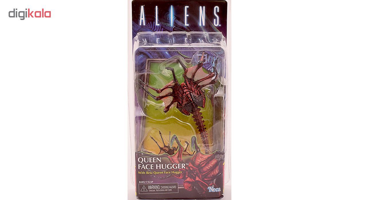 اکشن فیگور نکا سری Aliens مدل Queen Face Hugger بسته دو عددی