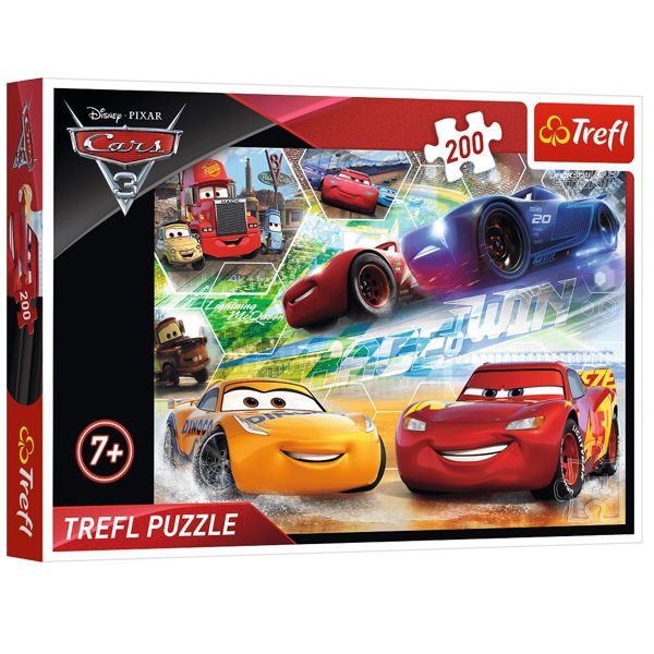 پازل 200 تکه ترفل مدل Road To Victory Disney Cars3 پازل 200 تکه ترفل مدل Road To Victory Disney Cars3