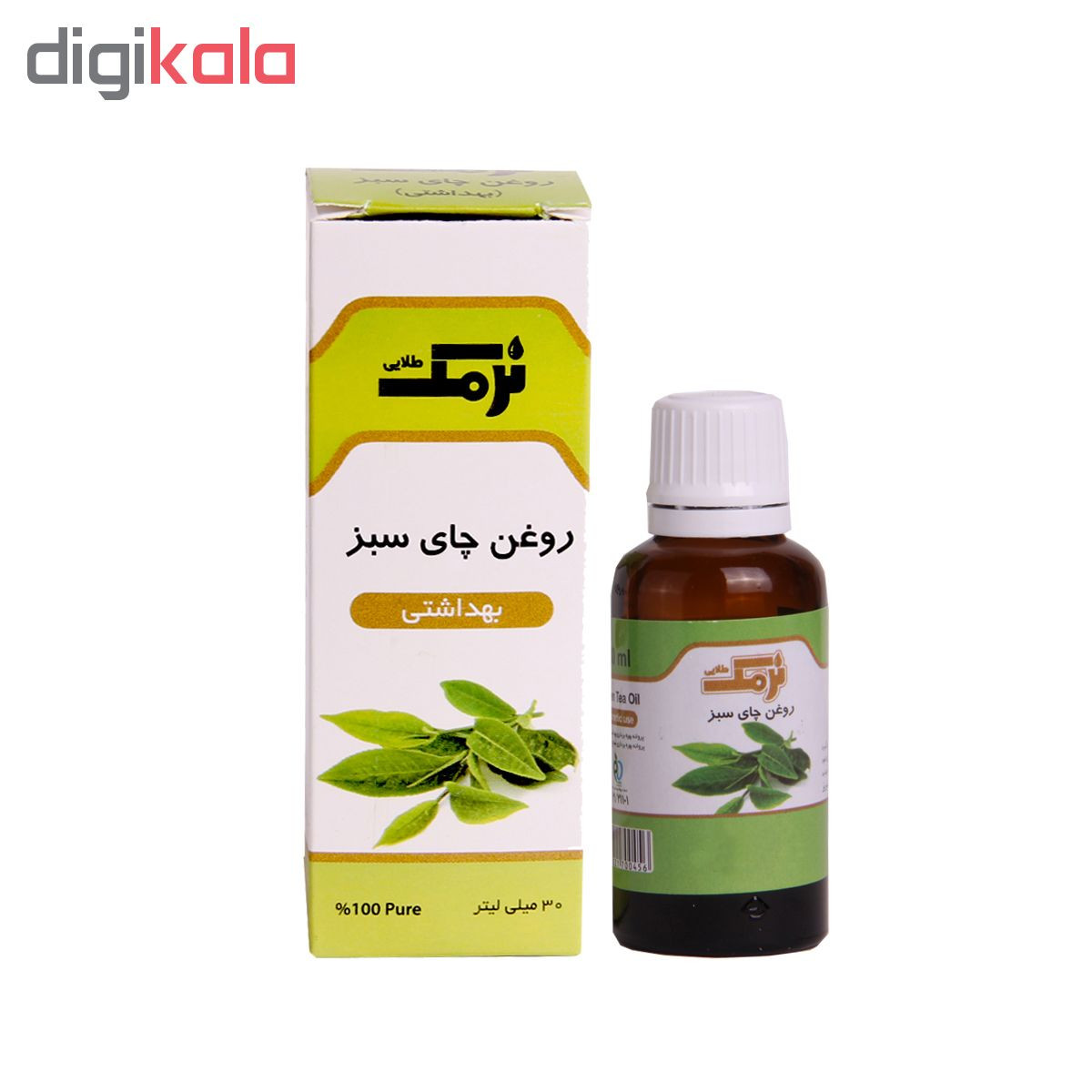 روغن صورت نرمک طلایی مدل چای سبز کد 220 حجم 30 میلی لیتر