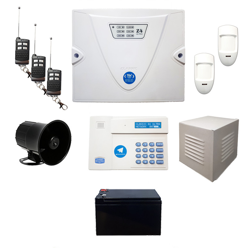 سیستم دزدگیر سیم کارتی اماکن کلاسیک مدل Z4 Ultra سیستم دزدگیر سیم کارتی اماکن کلاسیک مدل Z4 Ultra