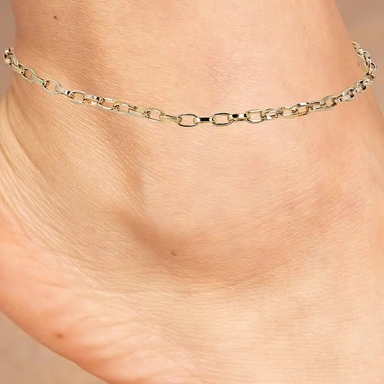 پابند زنانه مدل  simple chain