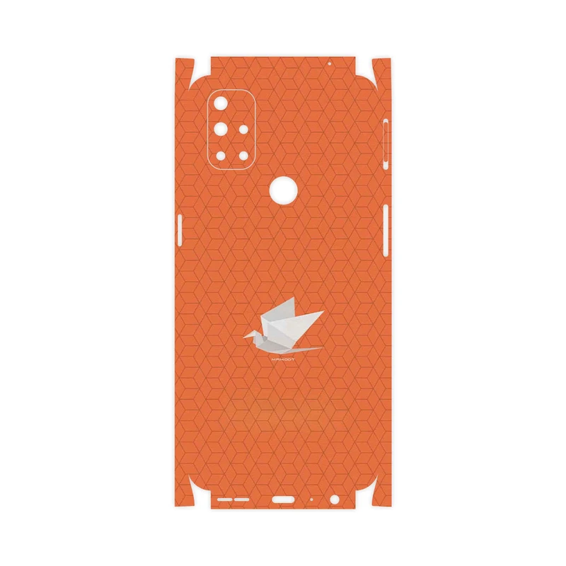 برچسب پوششی ماهوت مدل Minimalist origami bird-FullSkin مناسب برای گوشی موبایل وان پلاس Nord N10 5G