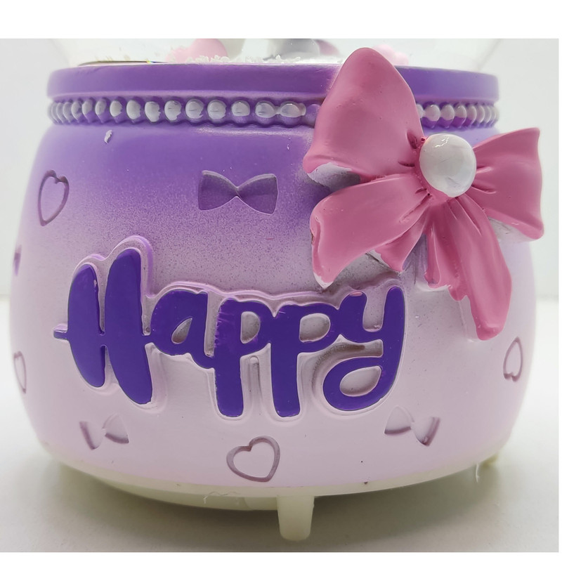 گوی موزیکال مدل چراغ دار طرح کرومی