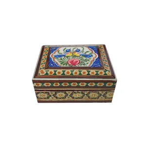جا سکه ای خاتم کاری طرح مرغ و گل کد 113