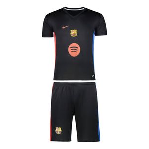 نقد و بررسی ست تی شرت و شلوارک ورزشی پسرانه مدل بارسلونا طرح یامال کد 2025b توسط خریداران