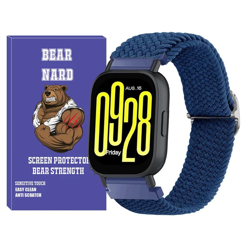 بند برنارد مدل Braided BR TW مناسب برای ساعت هوشمند شیائومی Redmi Watch 5 Active / Redmi Watch 5 Lite