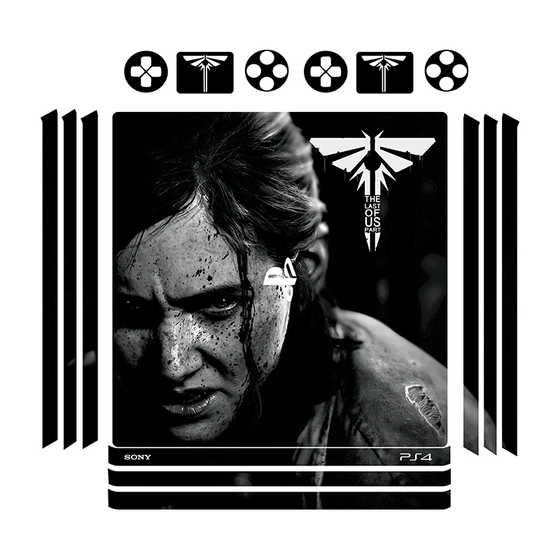 برچسب پلی استیشن 4 پرو توییجین وموییجین مدل  last of us 05 مجموعه 16 عددی