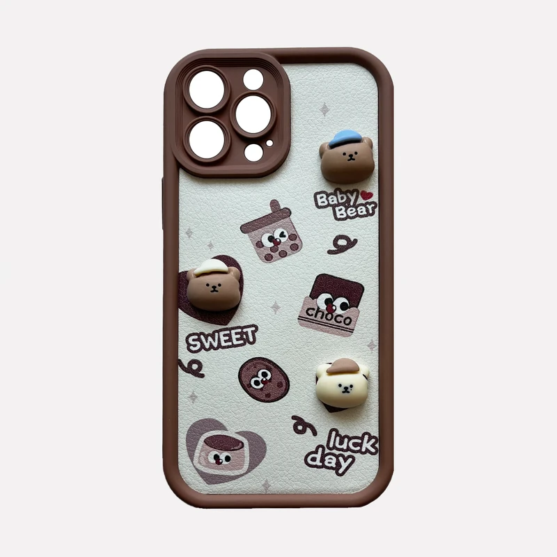 کاور طرح خرس مدل choco01 مناسب برای گوشی موبایل اپل iphone 13 Promax