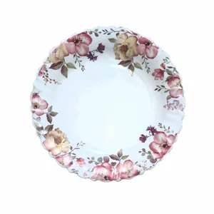 بشقاب غذاخوری مدل سیلویا کد 155 بسته 6 عددی