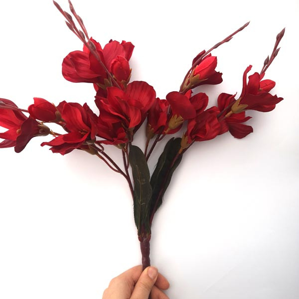 گل مصنوعی مدل گل amaryllis شاخه بلند