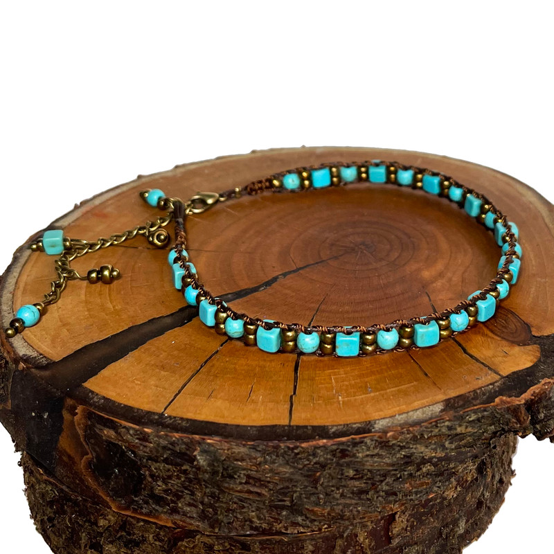 پابند زنانه دل تافته مدل فیروزه Dl_A09